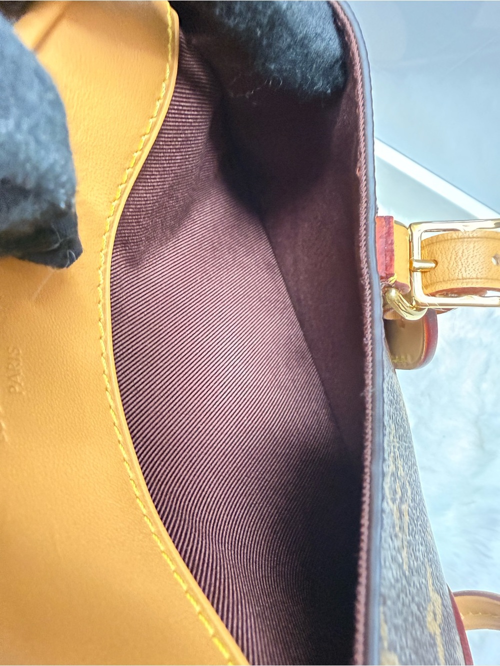 LOUIS VUITTON-Deauville Mini w/ Detachable Strap Monogram Canvas-Microchip EO:16 - Picture 15 of 16